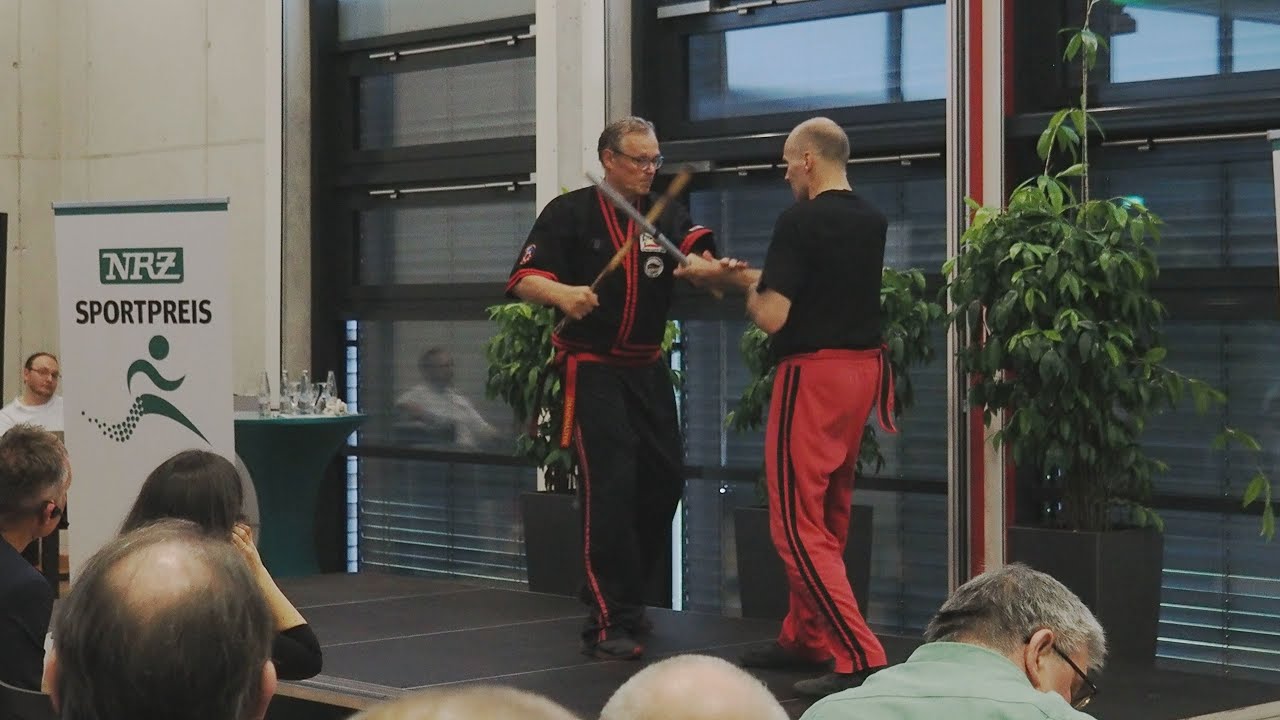 Modern Arnis Vorführung beim NRZ Sportpreis des Jahres 2023