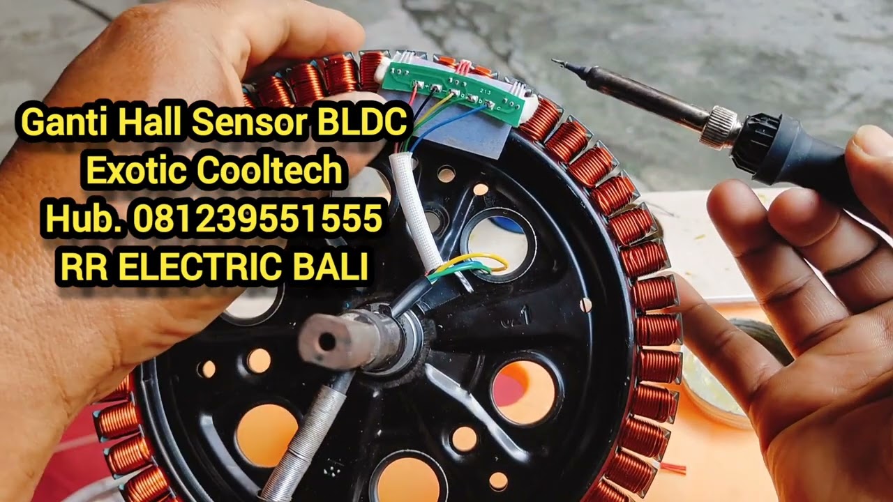 MENGGANTI HALL SENSOR DINAMO BLDC EXOTIC COOLTECH @putradewataproduction