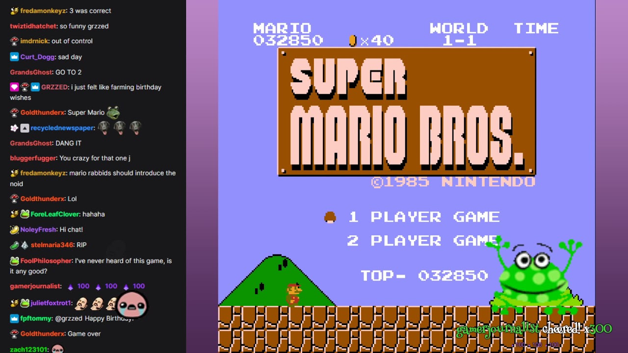 Leahbee Streams Super Mario Bros. &middot; 6/12/21 &middot; mario 🍄