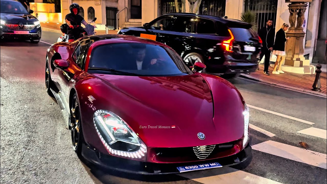 Monte Carlo Valtteri Bottas with his Alfa Romeo 33 Stradale in Monaco Night 2026 