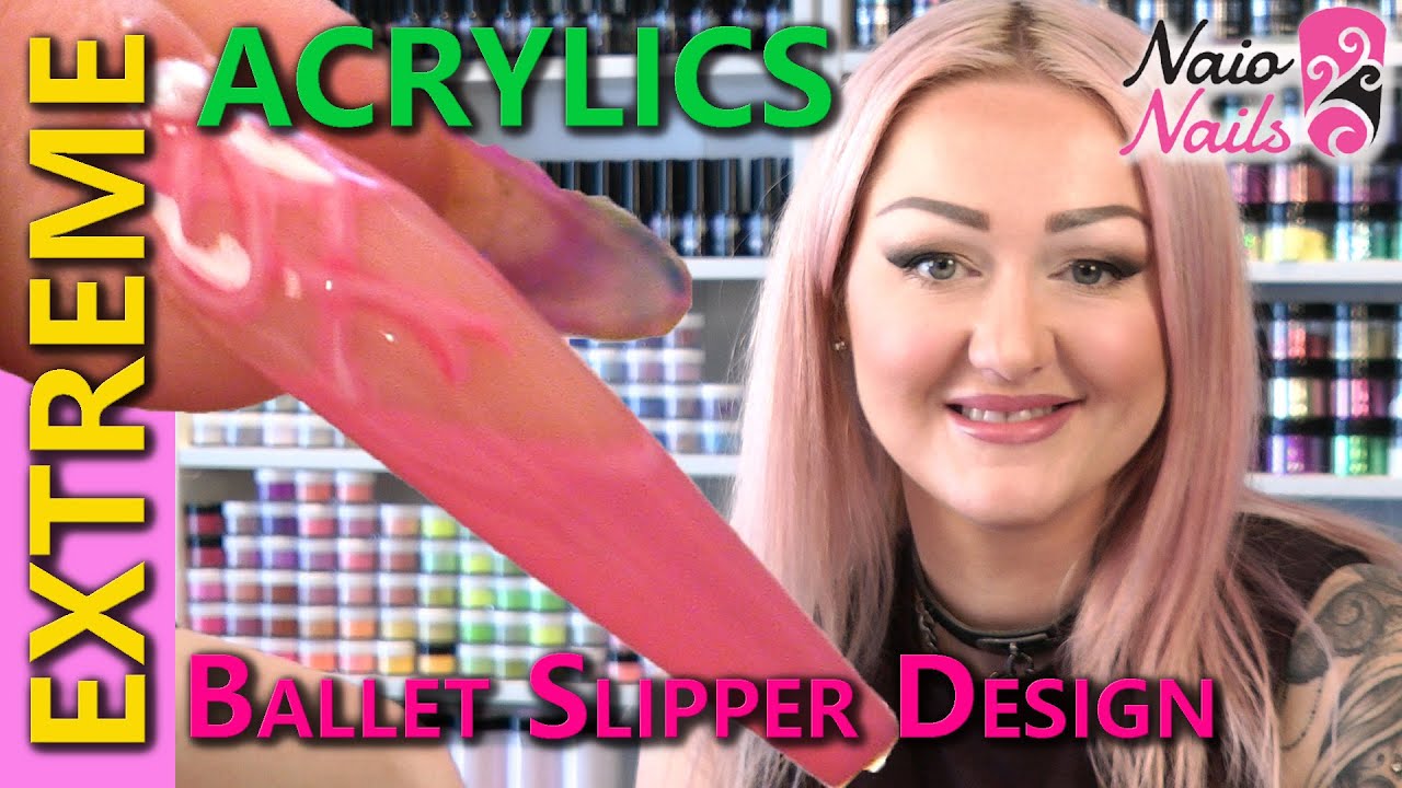 How to Create a Ballet Slipper Nail Design