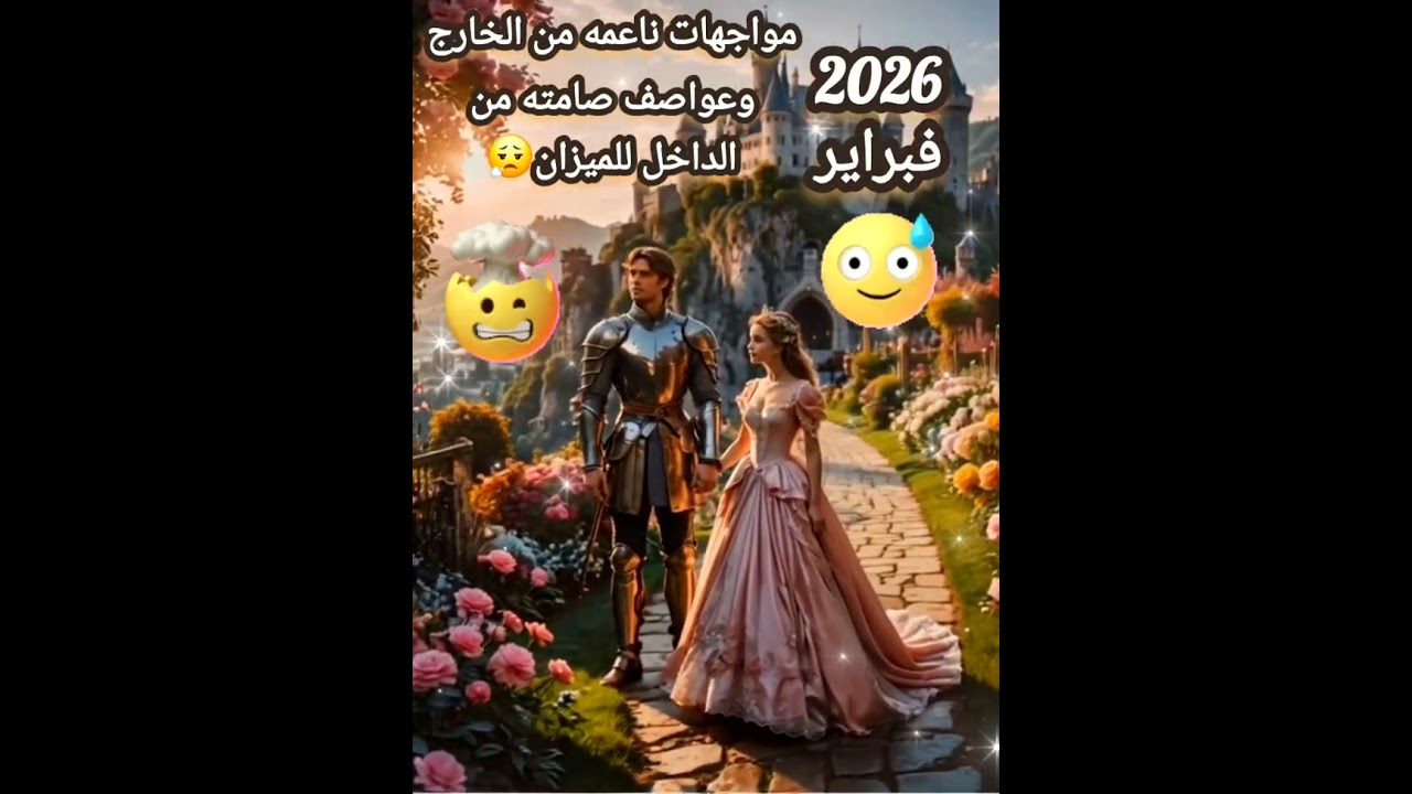 توقعات برج الميزان ⚖️ لشهر فبراير لعام 2026م مواجهات ناعمه من الخارج وعواصف صامته من الداخل 🤯