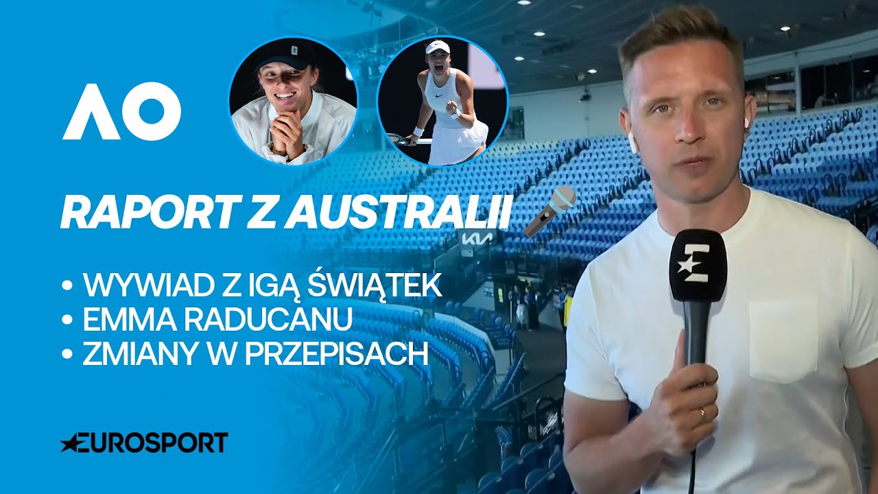 Paweł Kuwik prosto z Australii: wywiad z Igą Świątek, Rod Laver Arena i co wiemy o Emmie Raducanu?