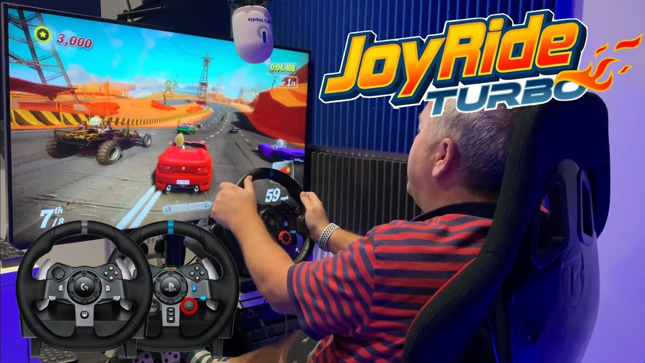 Joyride Turbo - Xbox One - Logitech G29 Wheel & Pedals - Arcade Racer