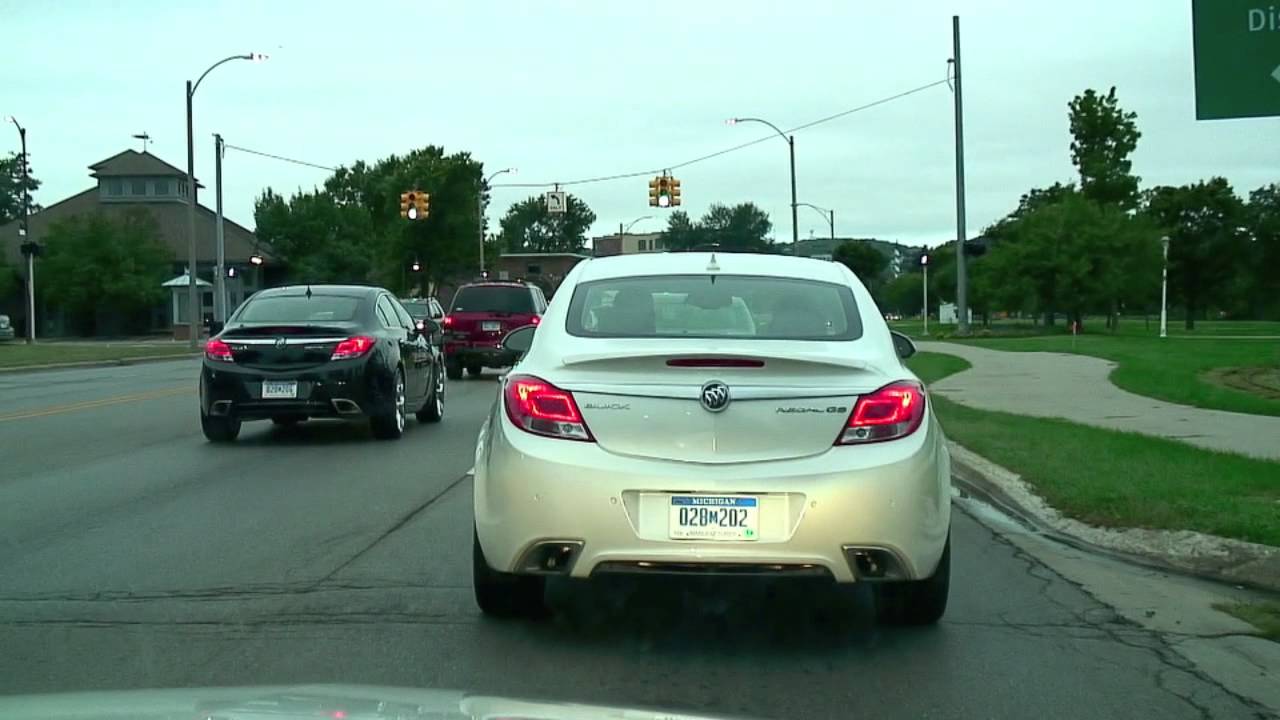 2012 Buick Regal GS Turbo 6 Speed Manual, On The Road