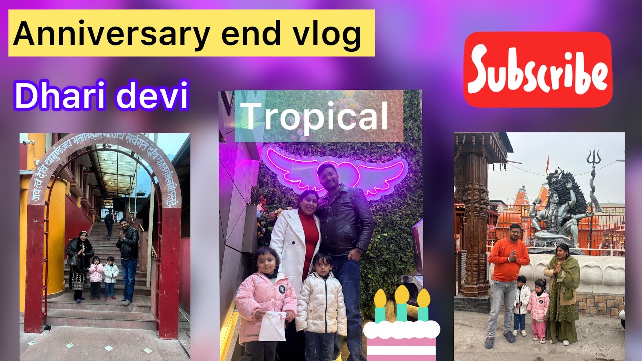 Dhari Devi Gayi 🙏 Phir Anniversary Dinner 🍽️ | Last Anniversary Vlog ❤️