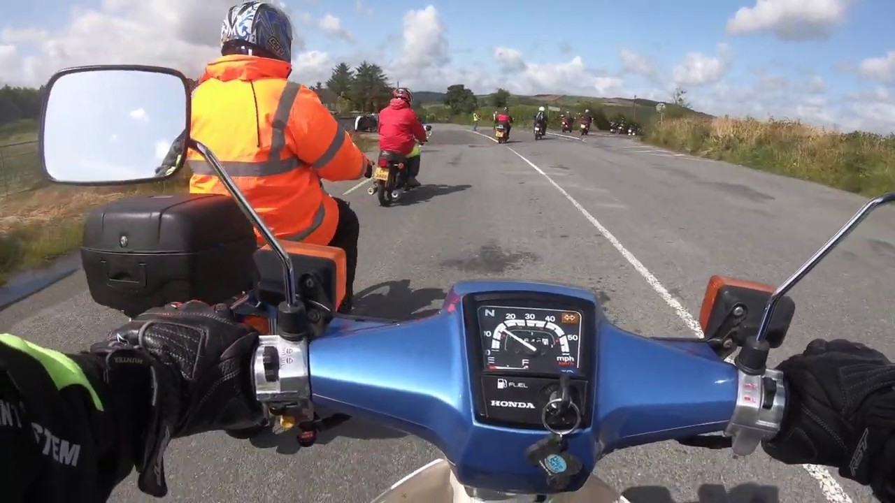 Paddy McDaid Honda Run 2019.  Glenswilly, Donegal. C90 Cub, C70, C50