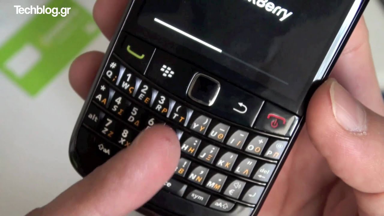 BlackBerry Bold 9780 unboxing (Greek)