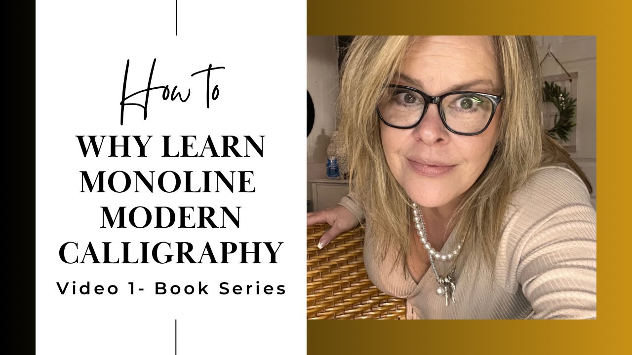 Building a Strong Foundation in Modern Calligraphy with a Monoline Pen
