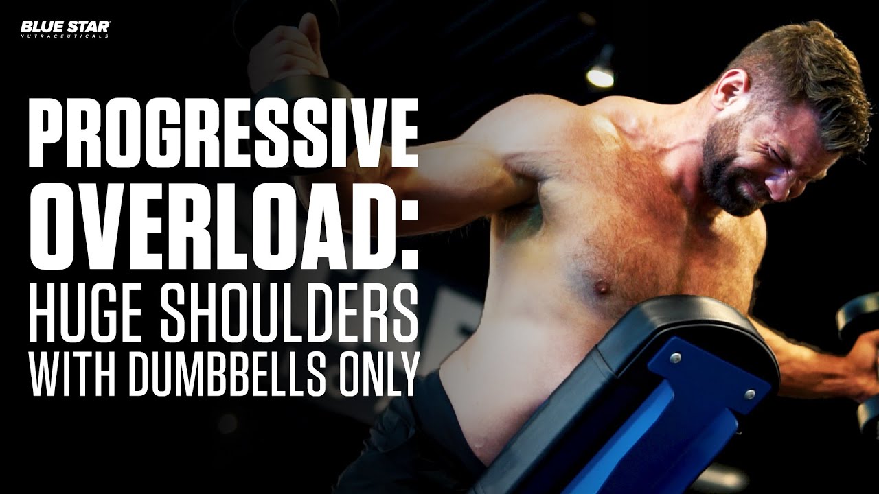 Progressive Overload: How to Build Huge Shoulders with Dumbbells Only