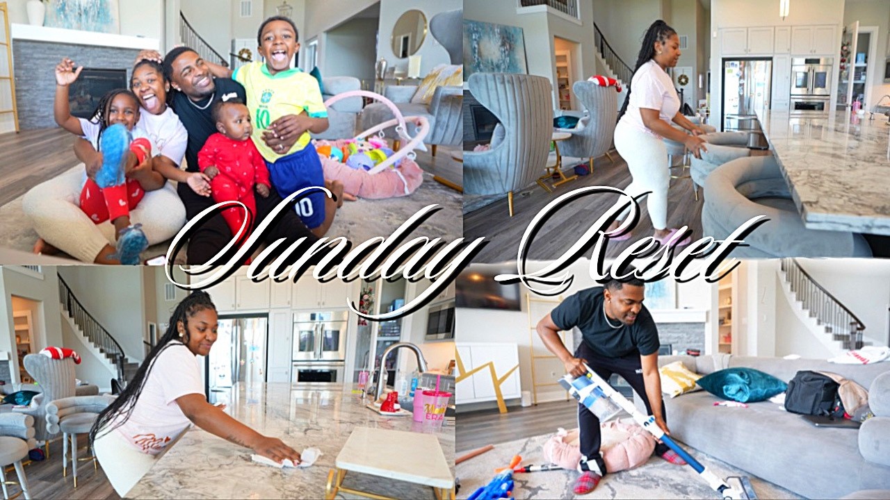 SUNDAY RESET | DEEP CLEAN WITH US, COOKING, ORGANIZING, FAMILY TIME