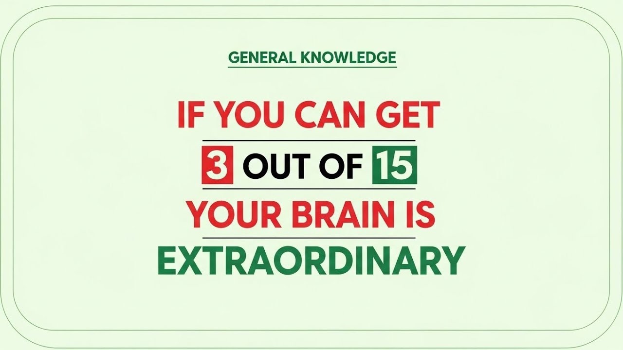 Only Sharp Minds Can Pass This Brain Challenge