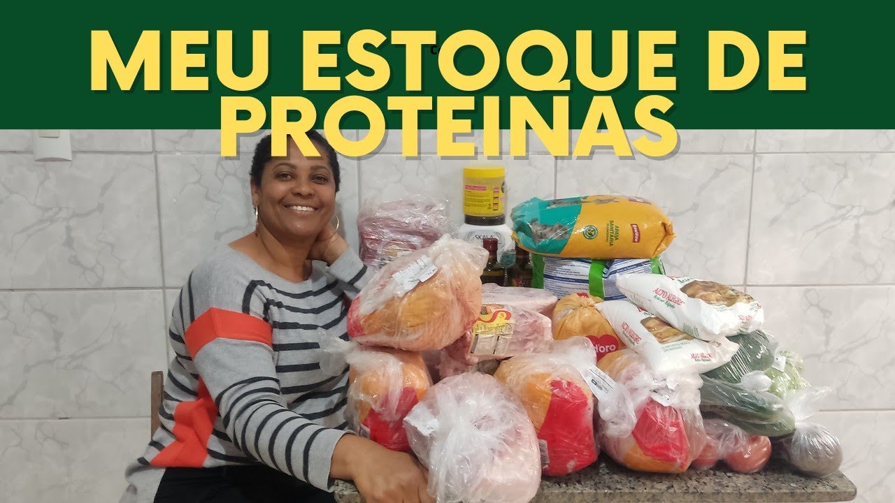 COMO EU ESTOU FAZENDO O MEU ESTOQUE DE PROTEÍNAS.