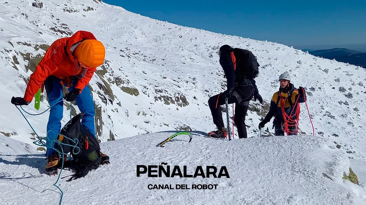 CANAL DEL ROBOT - JORNADA DE ALPINISMO EN PEÑALARA