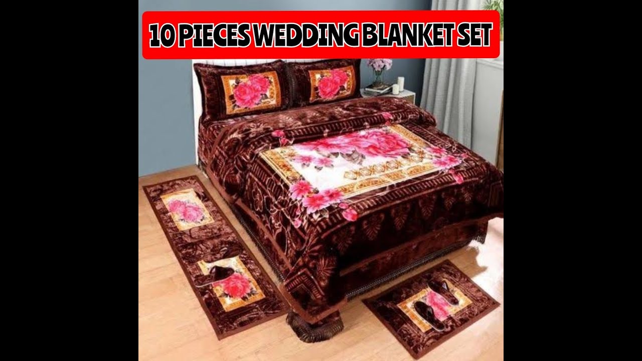 Wholesale Wedding Blanket Set ! Dulhan @  Bridal Bedding set ! Latest Design #mitahomefashion