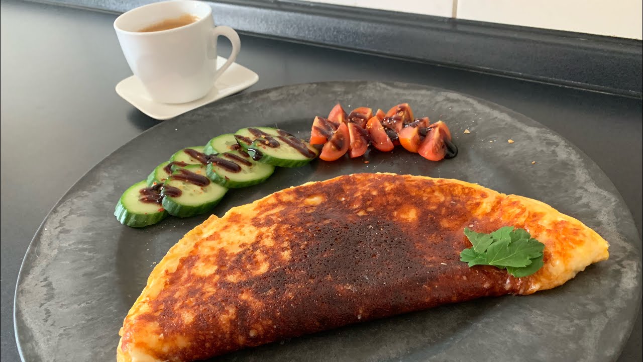 Omelette / Eier / Spiegelei / käse Eier/ frühstück Idee / Low-Carb / Simona Brill