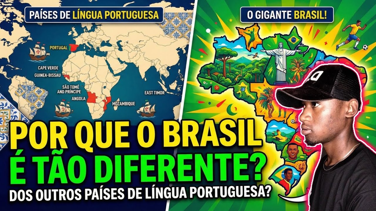 🇧🇷 Por que o Brasil é tão diferente dos outros países de língua portuguesa?