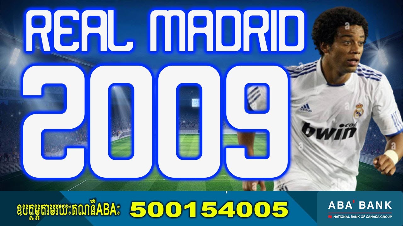 Real Madrid La Liga 2009 Font Football By Black Font Free all download Font OTF And AI for 2022