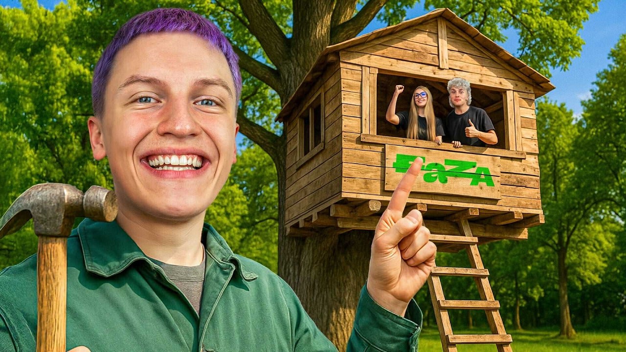 LEPSZY DOMEK NA DRZEWIE WYGRYWA!!