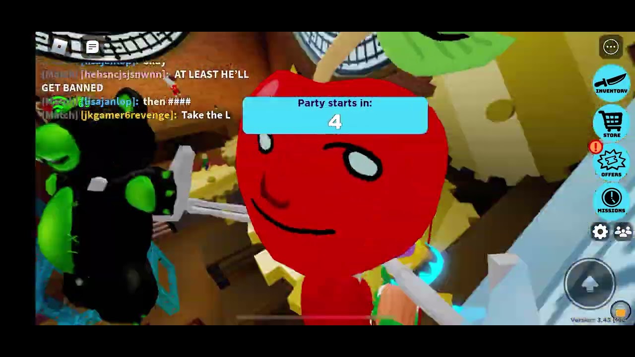 Roblox murder party gameplay with people that think I scam them 👁👄👁