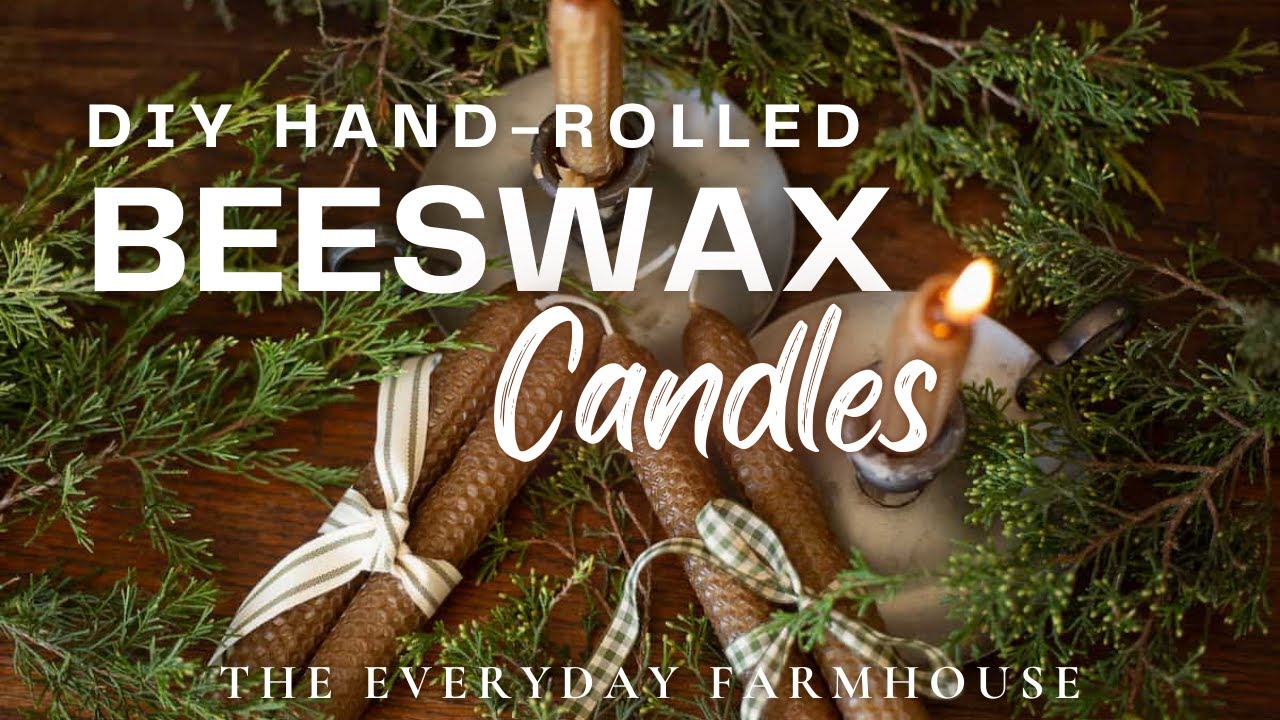 Rolled Beeswax Candles