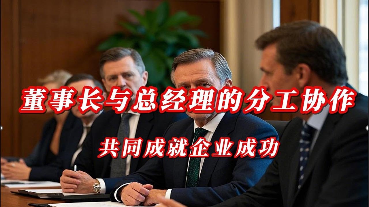 董事长与总经理的分工协作：共同成就企业成功