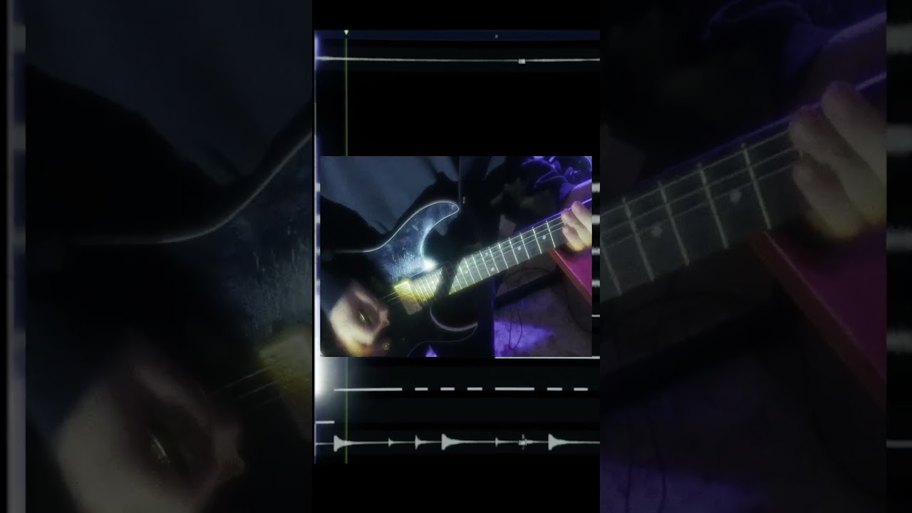 Guitar + synth combo goes HARD #guitar #livemusic #shorts