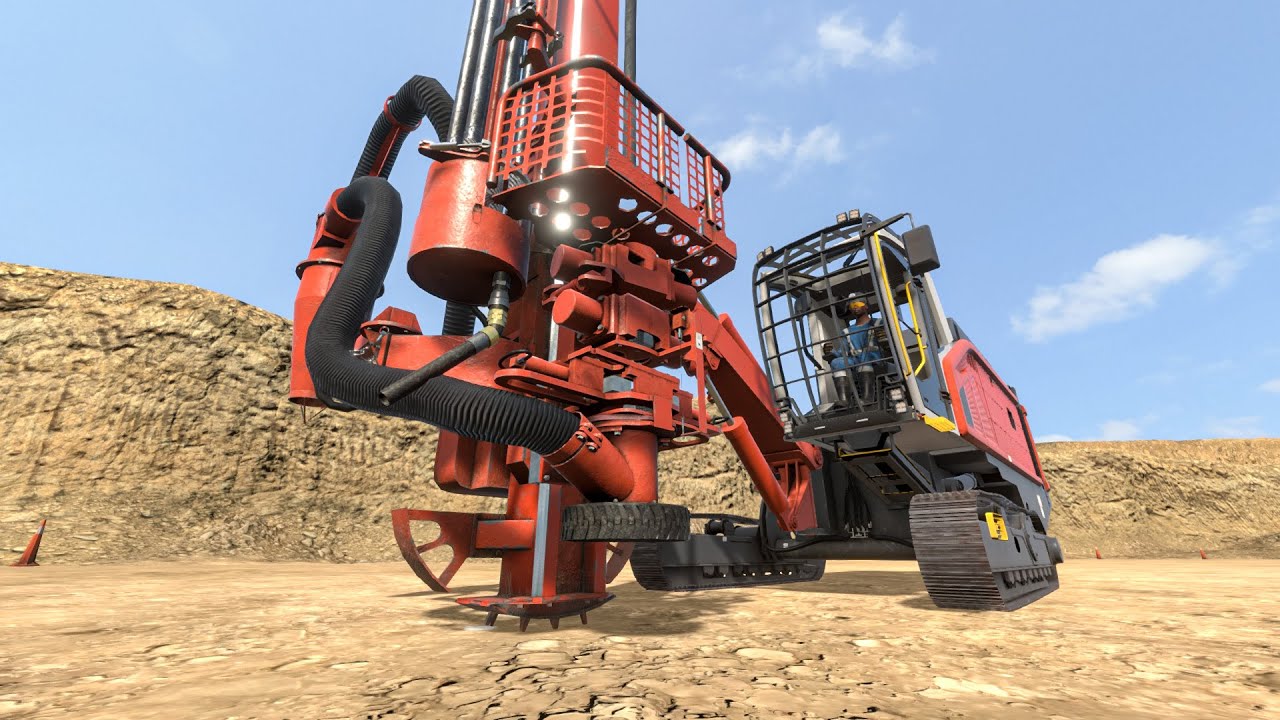 CYBERMINE Sandvik DI650i Drill Rig Simulator