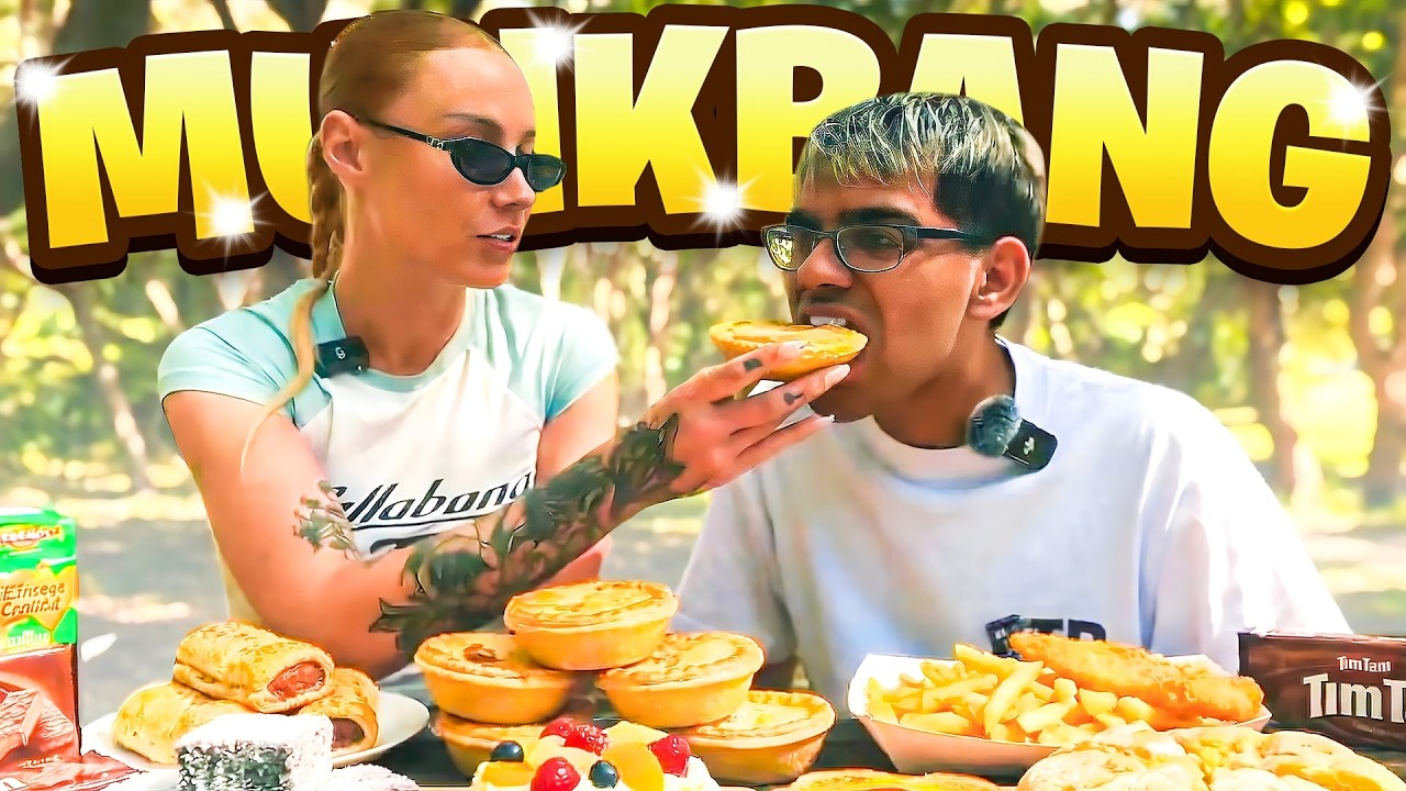 N3on & Iggy Azalea Australian Food Mukbang!