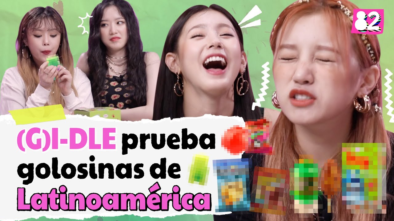 [Pl&aacute;tica y golosinas] (G)I-DLE prueba golosinas de Latinoam&eacute;rica. ㅣ Snack Talk