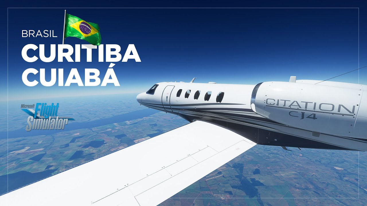 MS FLIGHT SIMULATOR / Citation CJ4 / Curitiba → Cuiabá
