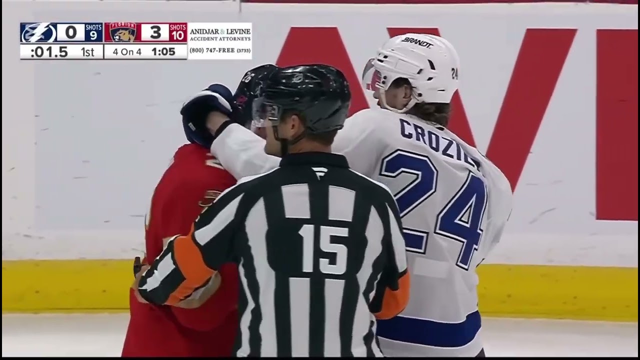 Florida fight night 312 penalty minutes!! |Florida panthers vs Tampa bay lightning|