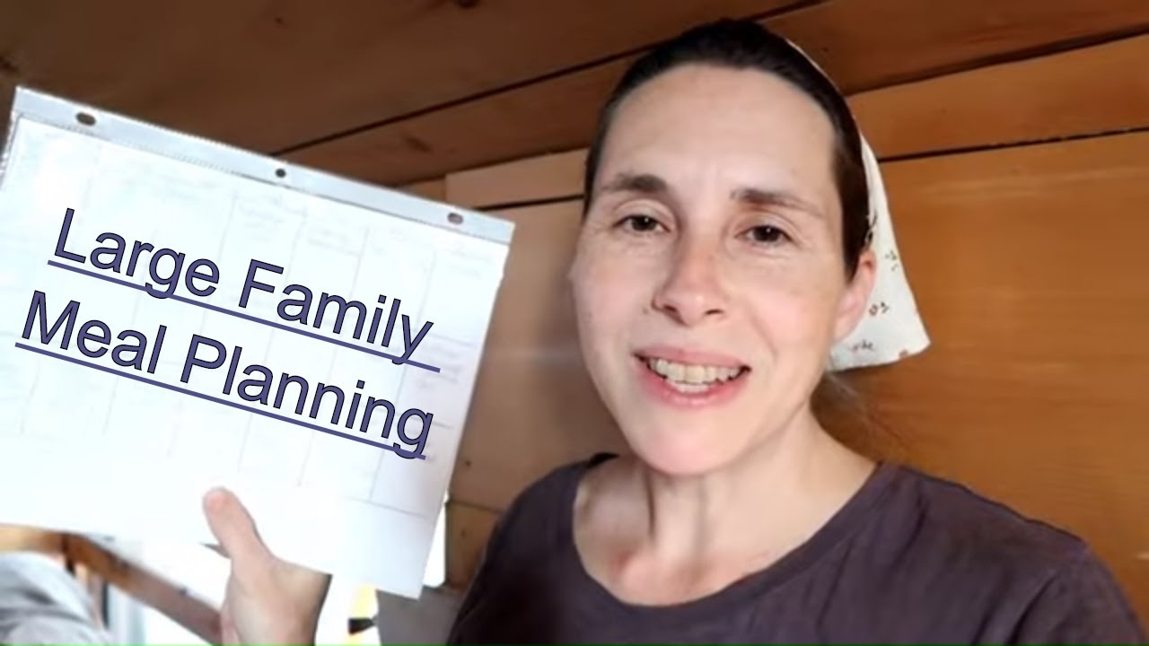 What We Eat In A Day and Large Family Meal Planning