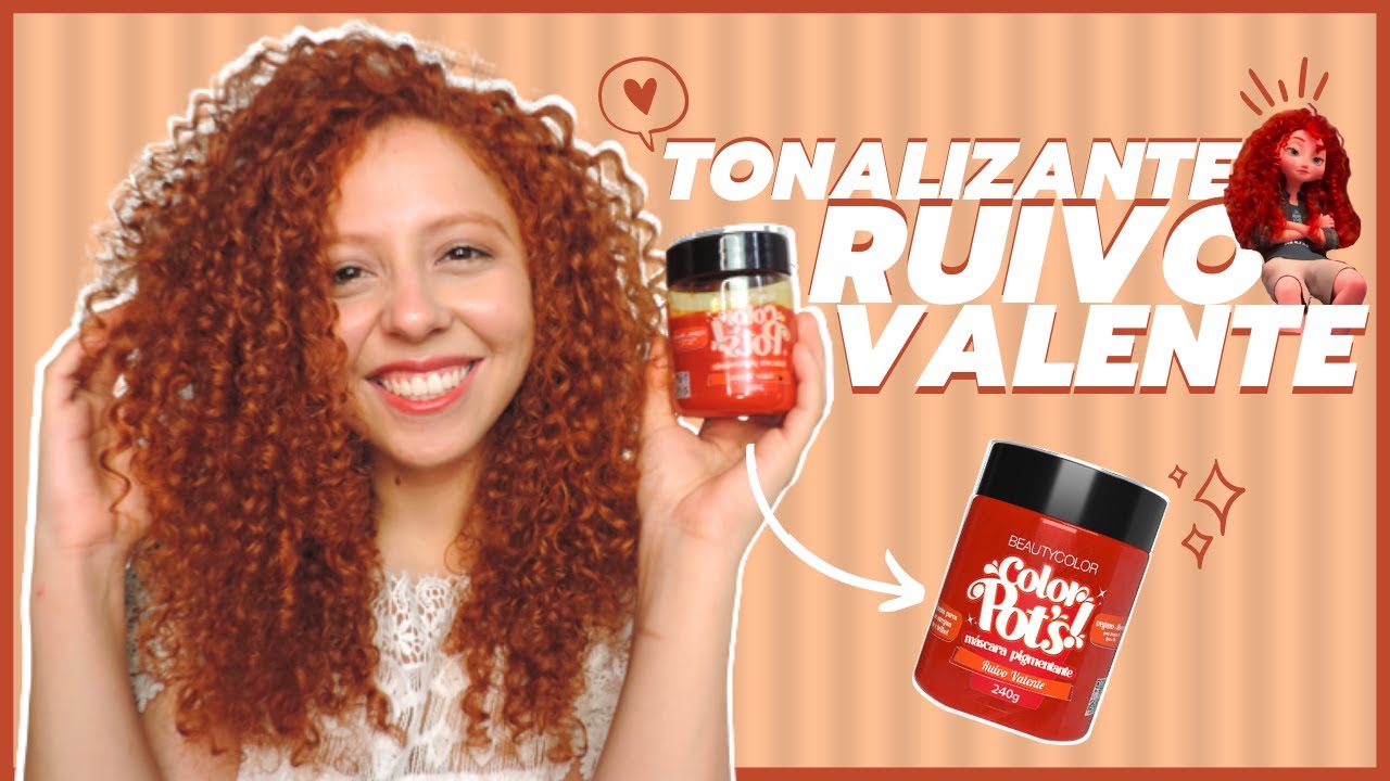 TONALIZANTE RUIVO VALENTE COLOR POTS BEAUTY COLOR [NO E LOW POO]
