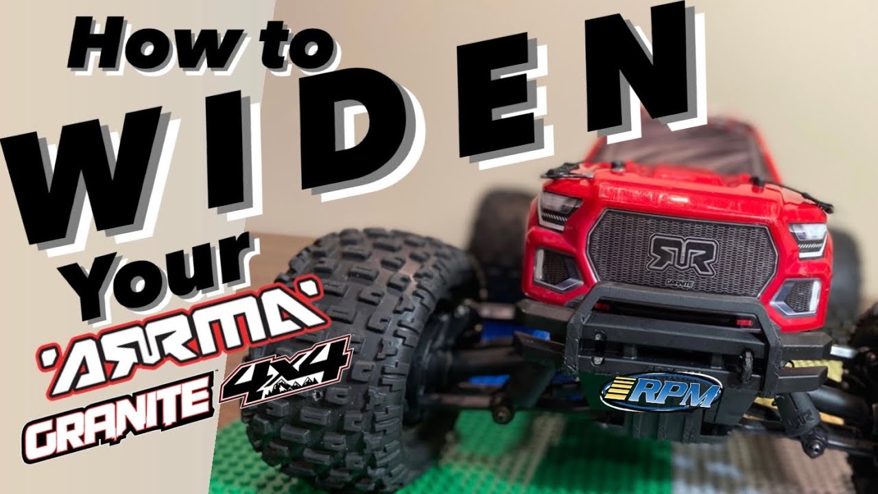 ОБНОВЛЕНИЯ ARRMA 3S GRANITE: КАК РАСШИРИТЬ СТОЙКУ С ПОМОЩЬЮ A-ARMS TYPHON RPM.