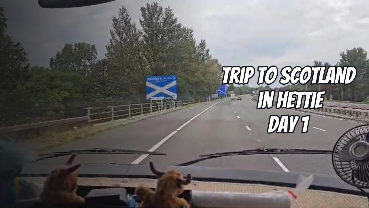 scotland trip in hettie day one #scotland #motorhome #vanlife #dumfriesandgalloway #holiday