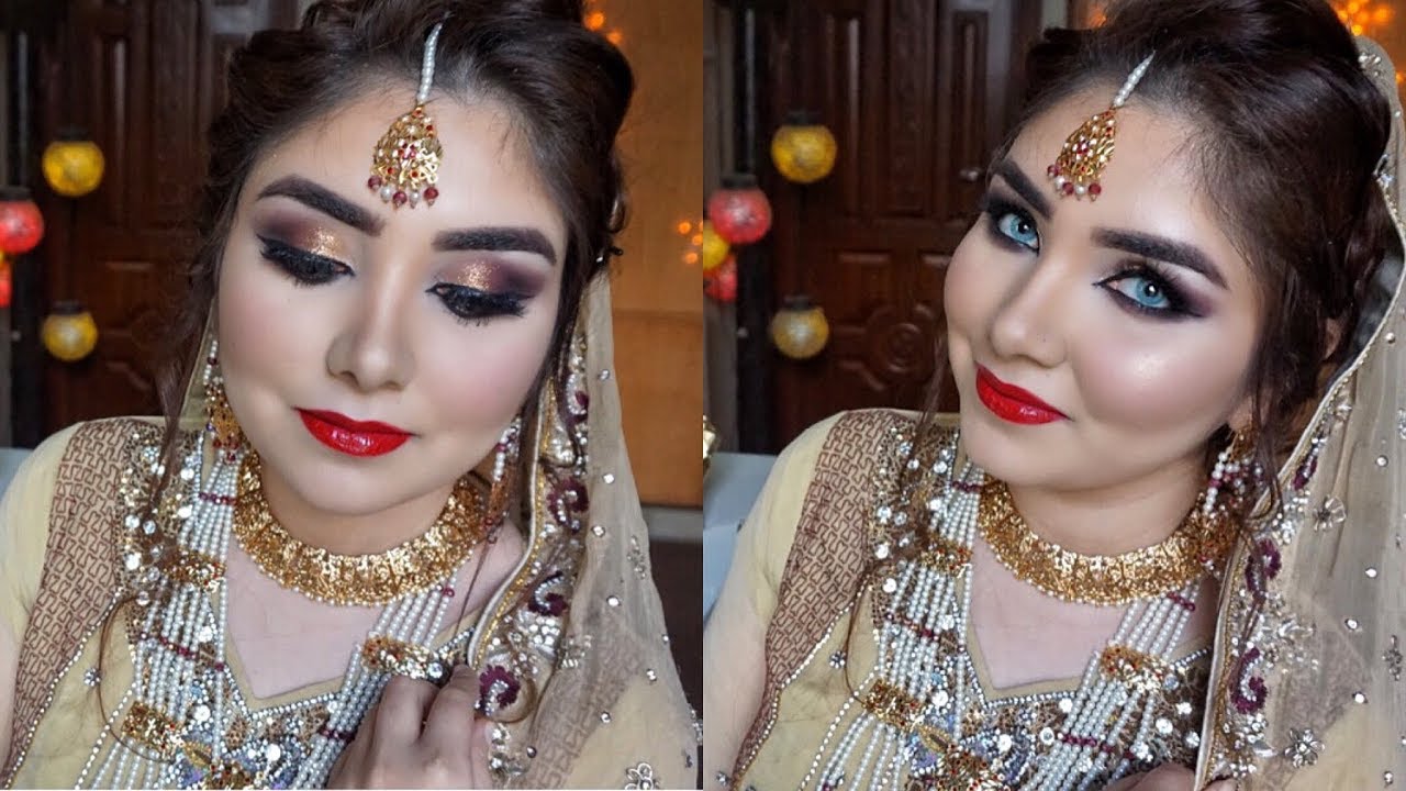 Bridal Makeup by Nishoo Khan in Urdu/Hindi