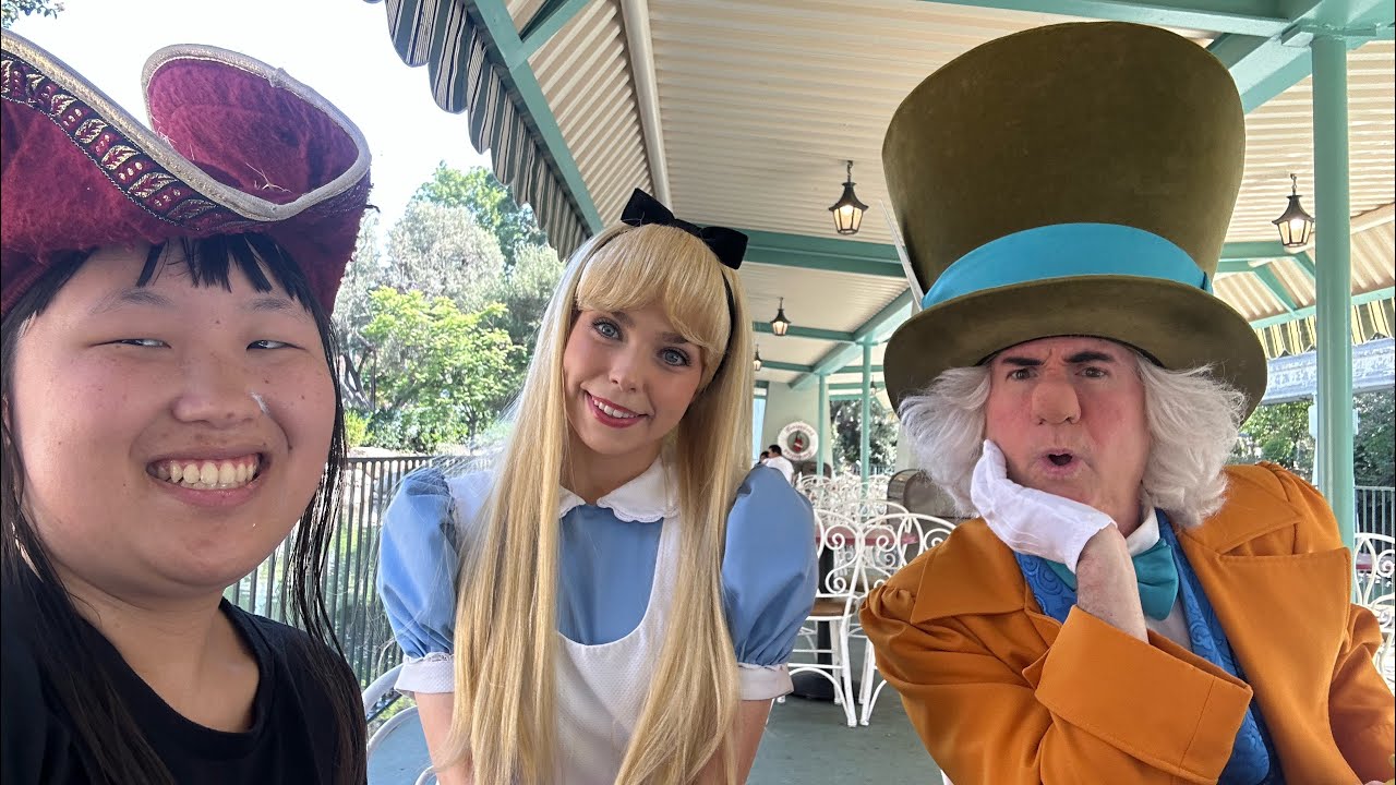 Disneyland August 9th, 2024 pt 2 Alice and The Mad Hatter