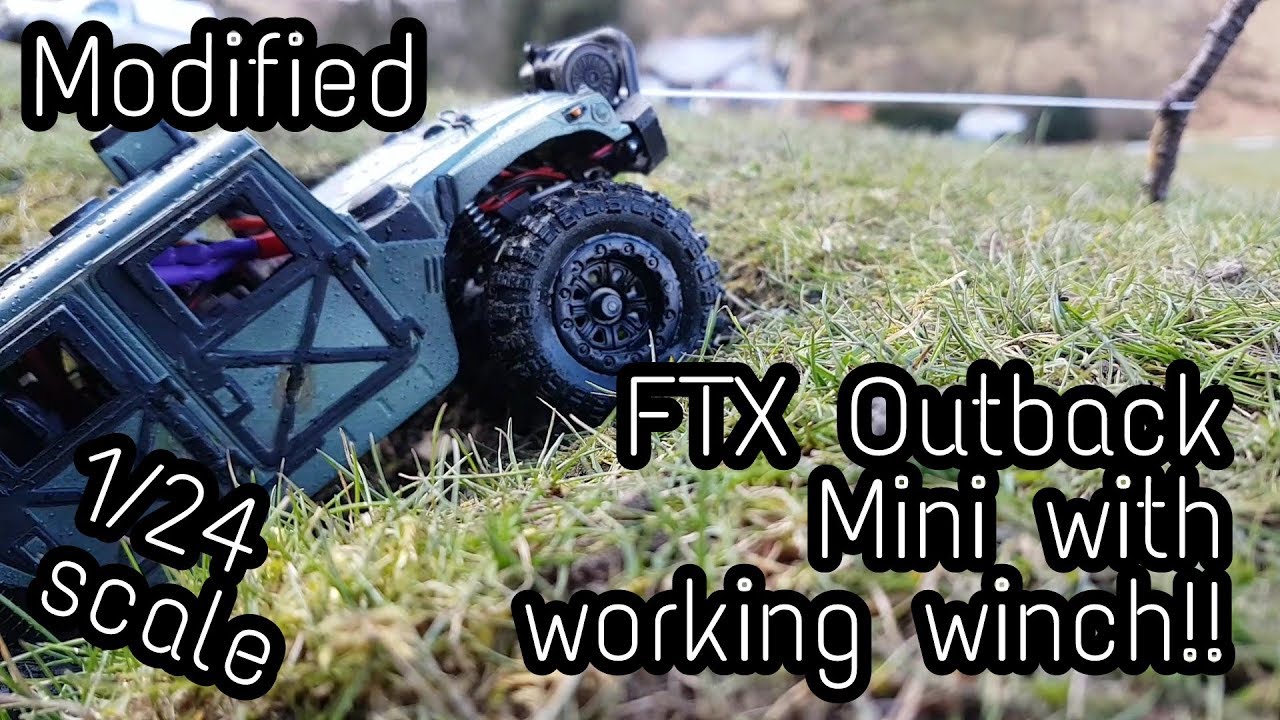 WORKING WINCH on the 1/24 FTX Outback Mini.