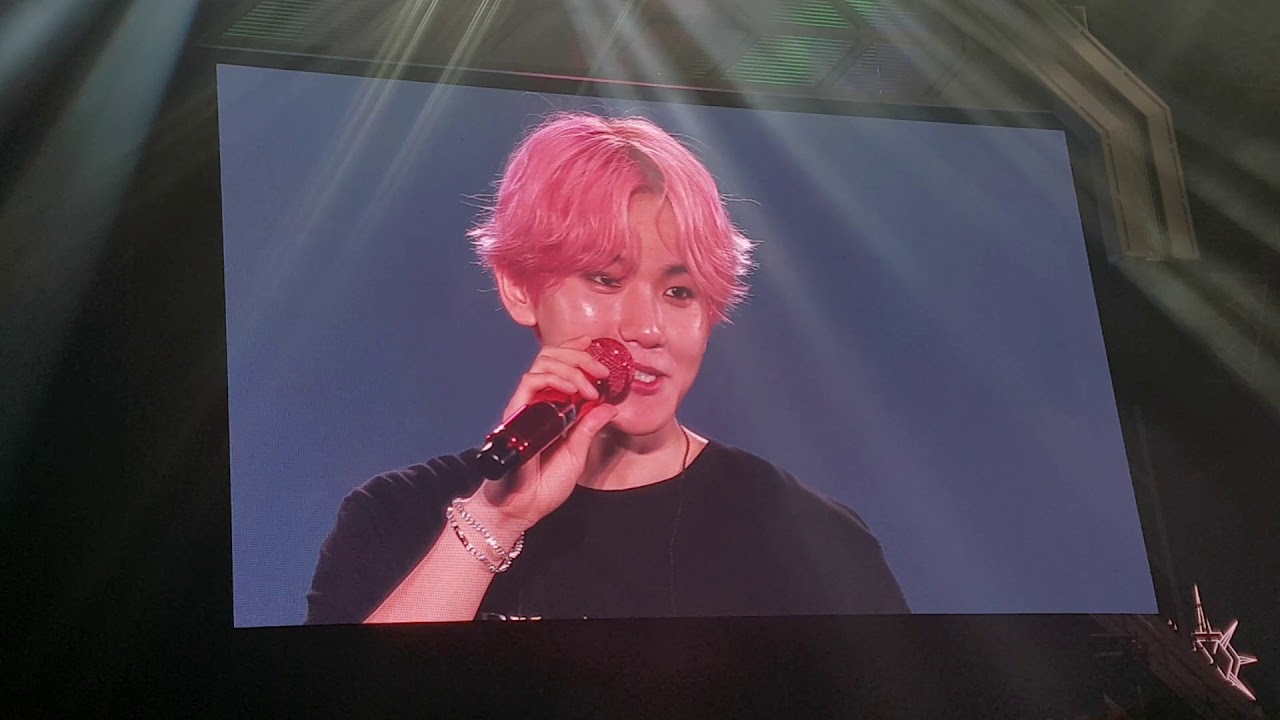 190726 EXplOration Chen Baekhyun Closing Ment