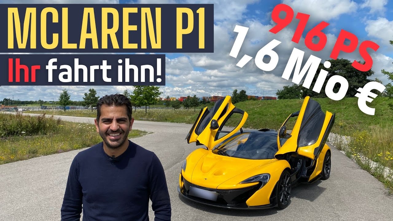 McLaren P1 für 1,6 Mio Euro! | 916 PS | POV Insta360 GO 2 Autobahn & Tanken | Hamid Mossadegh