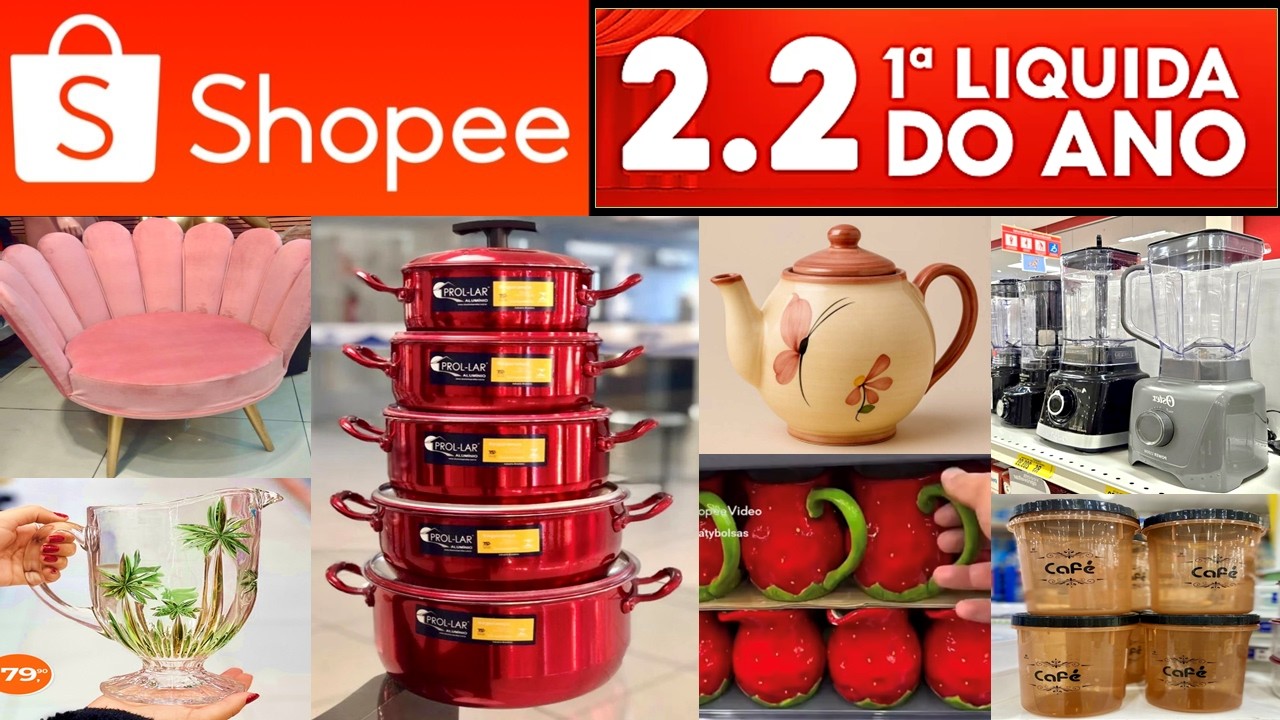 Chegou a HORA dos ACHADINHOS no LIQUIDA da SHOPEE - Tem DESCONTO em TODOS os PRODUTOS deste VÍDEO