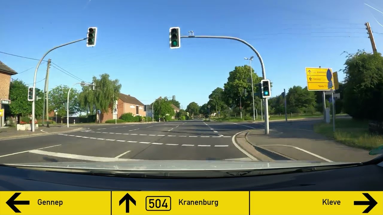 Bundesstraße 504: Goch - Kranenburg