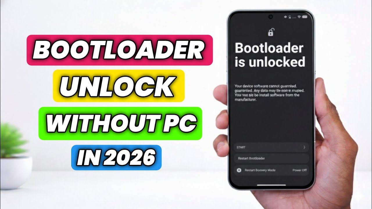 How To Unlock Bootloader Without PC | Unlock Bootloader | Fastboot