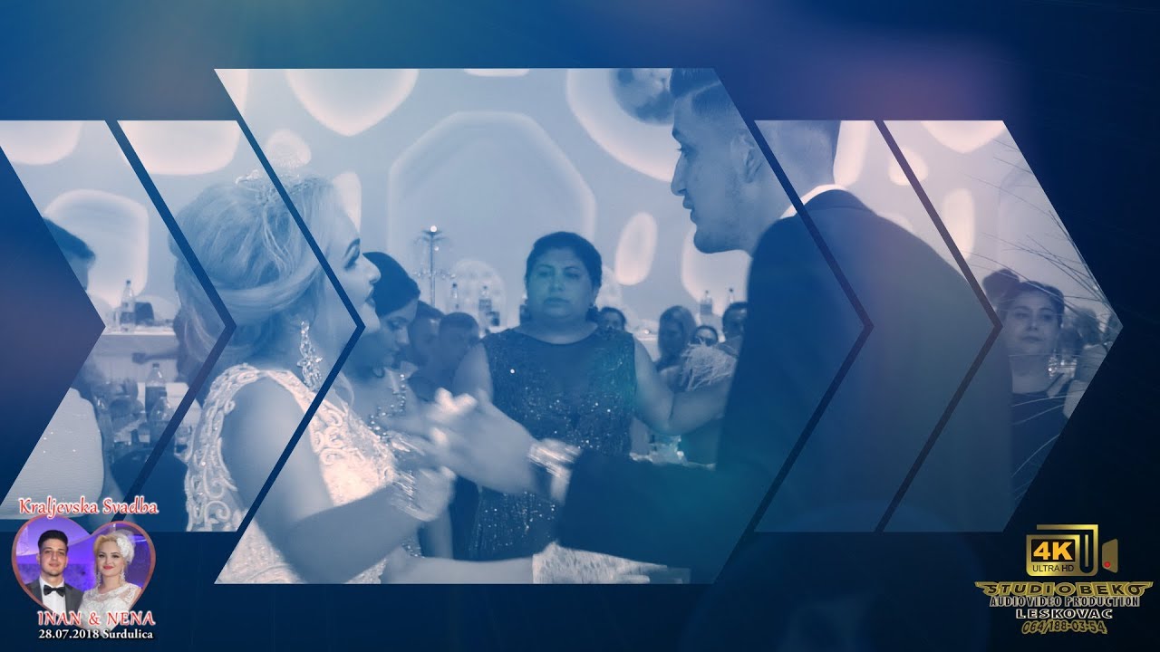 KRALJEVSKA SVADBA //INAN&NENA// 28.07.2018 PART2 RESTORAN STUDIO BEKO 4K ULTRA HD LESKOVAC