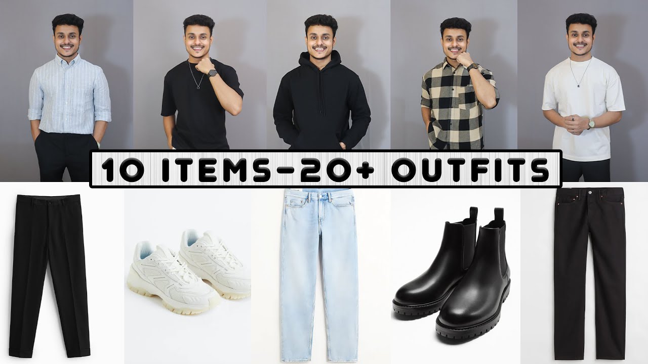 Building a Capsule Wardrobe with just 10 items !!!