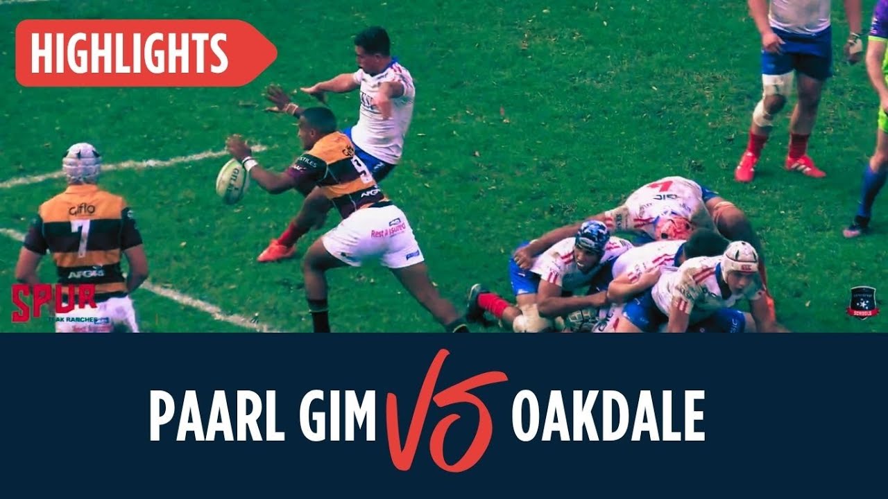Rugby - Paarl Gimnasium vs Oakdale Landbou - 31 May 2025