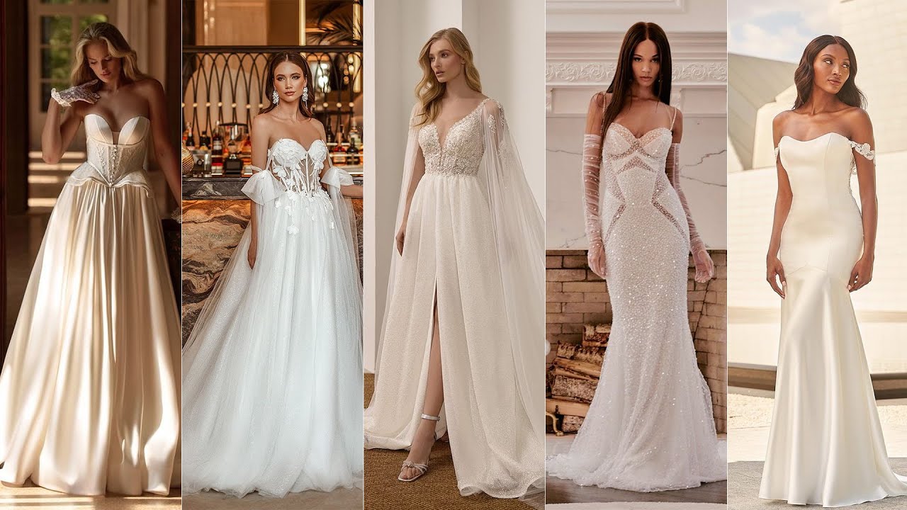 The Most Romantic Wedding Dresses For Summer 2026 Engagement Shoots To Honeymoon Glamour!