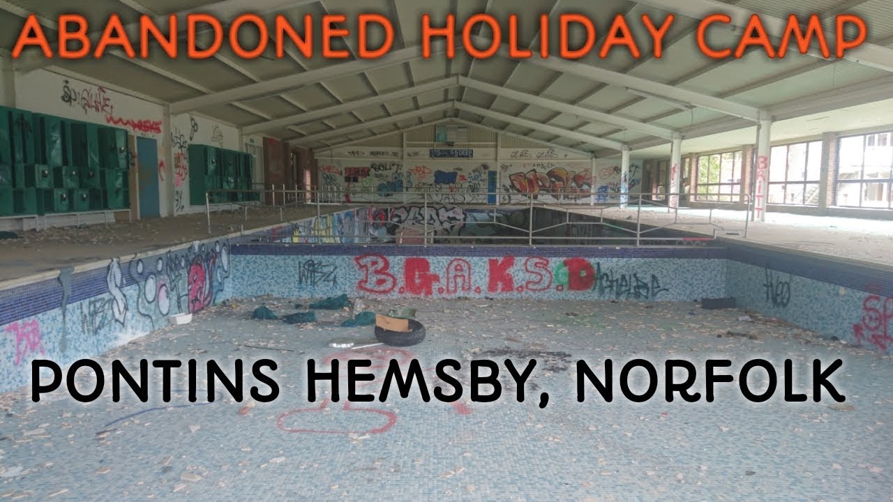 ABANDONED HOLIDAY CAMP - HEMSBY NORFOLK - PONTINS