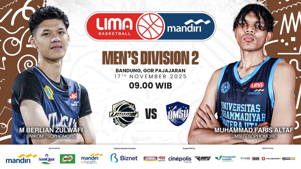UNIKOM vs UMSU | Men's Division 2 | Bandung I Nov 17